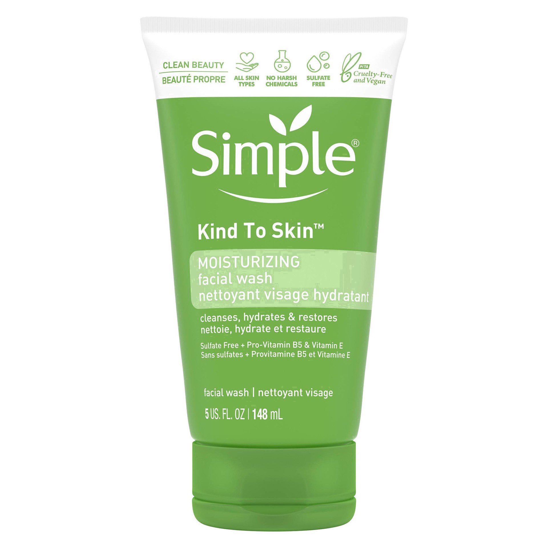 slide 6 of 78, Simple Kind to Skin Face Wash Moisturizing, 5 oz, 5 oz