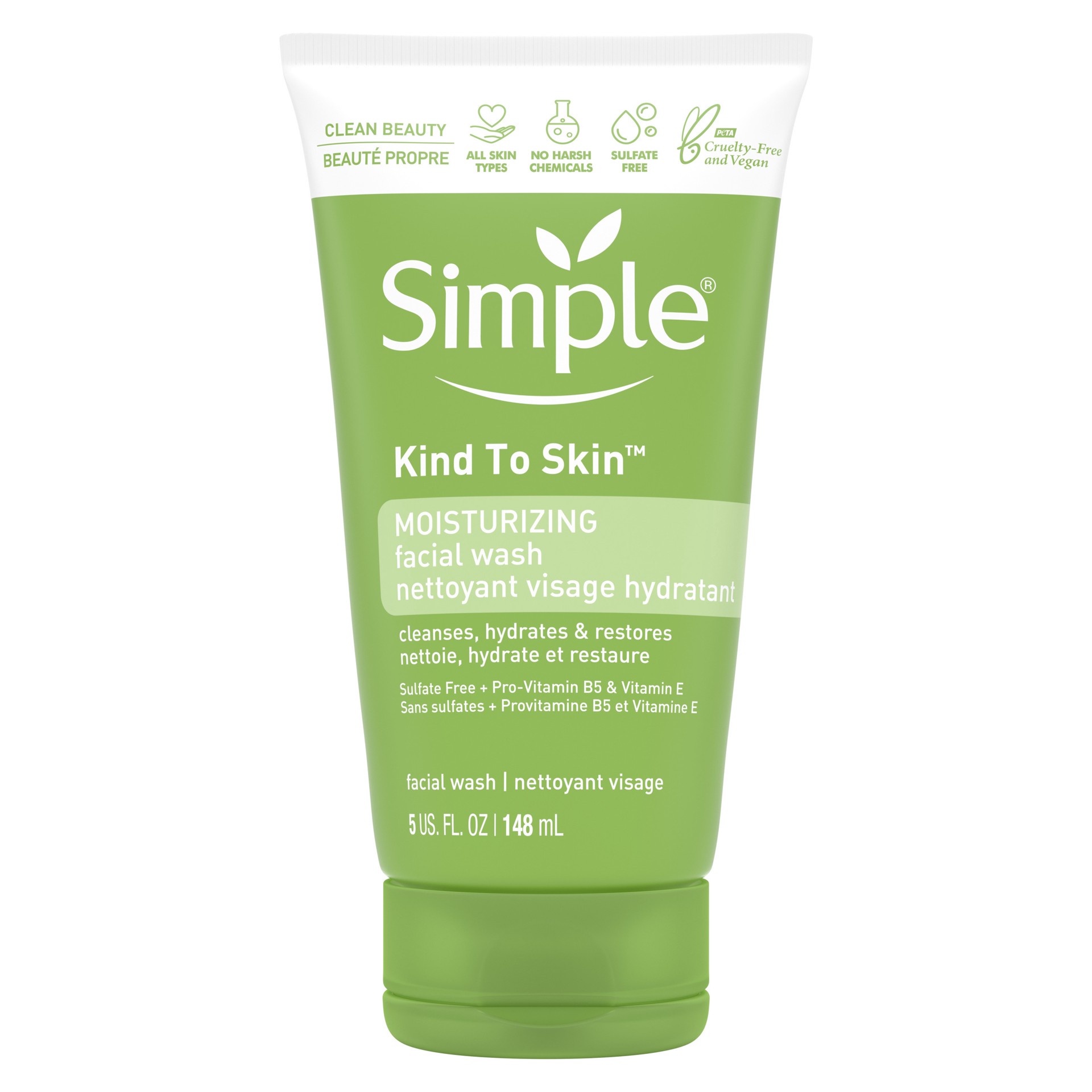 slide 1 of 78, Simple Kind to Skin Face Wash Moisturizing, 5 oz, 5 oz