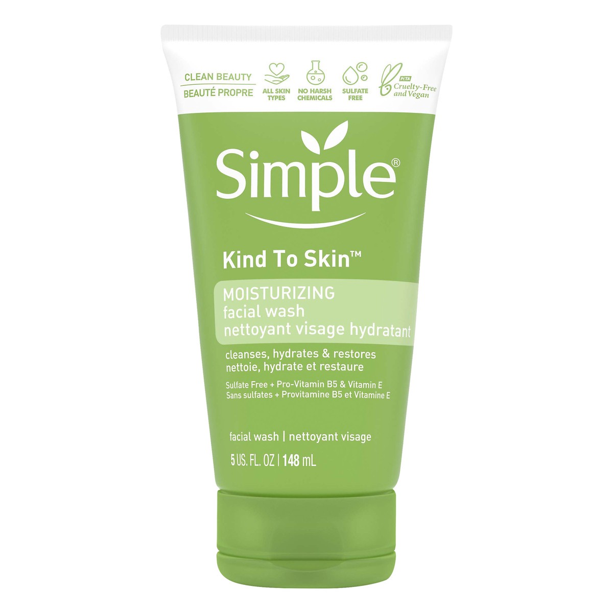 slide 1 of 78, Simple Kind to Skin Face Wash Moisturizing, 5 oz, 5 oz