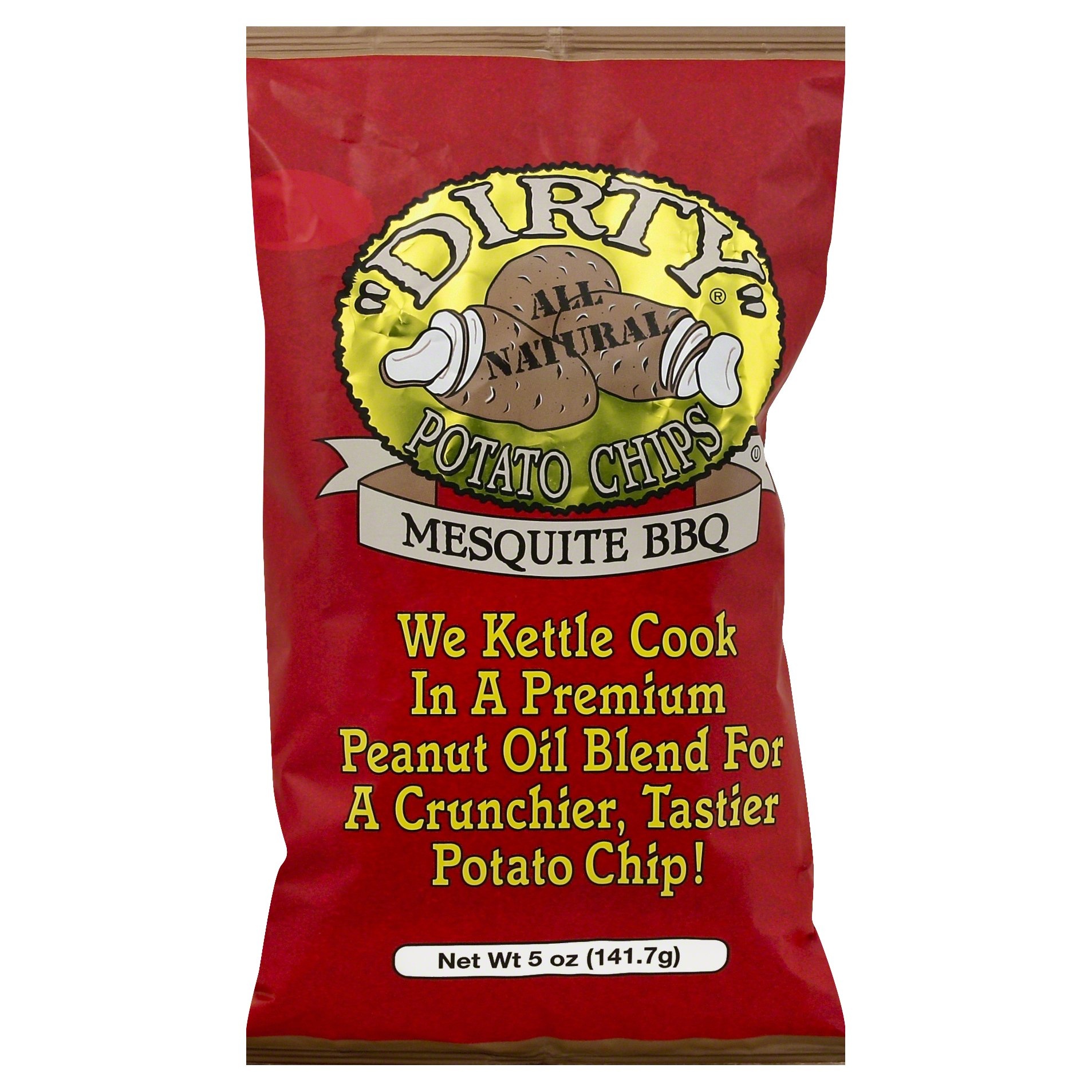 slide 1 of 6, Dirty Mesquite BBQ Kettle Cook Potato Chips, 5 oz