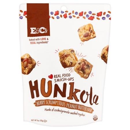 slide 1 of 1, E&C's Snacks Hunkola Berry Scrumptious Peanut Butter Bash, 6 oz