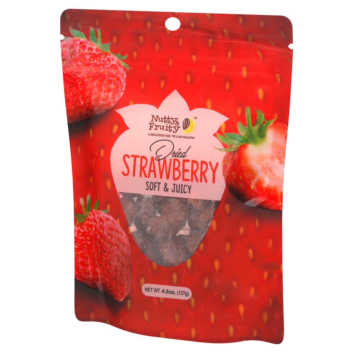 slide 9 of 11, Nutty & Fruity Dried Strawberry 4.5 oz, 4.5 oz