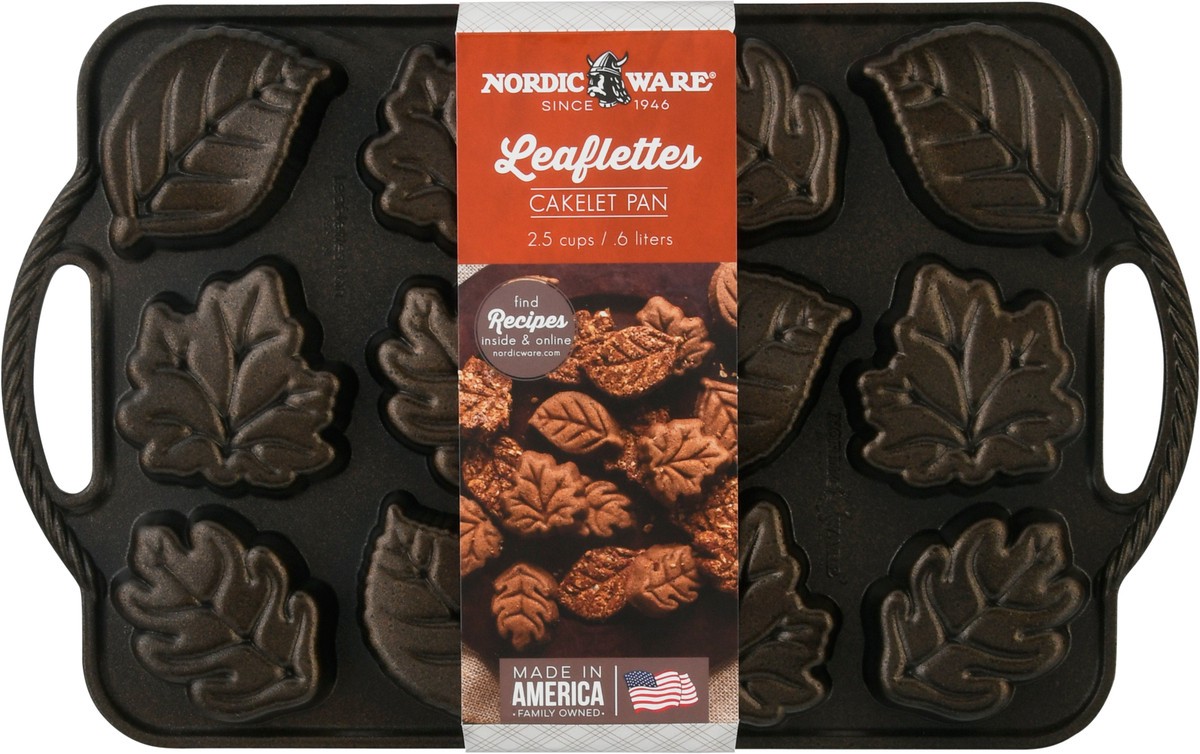 slide 2 of 10, Nordic Ware Leaflettes Cakelet Pan 1 ea, 1 ct