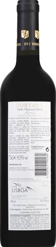 slide 2 of 4, Portada Red Table Wine 750 ml, 25.4 oz