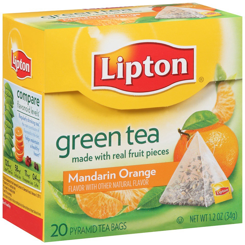 slide 1 of 1, Lipton Mandarin Orange, 20 ct, 20 ct