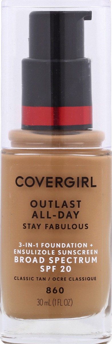 slide 2 of 2, Covergirl Classic Tan Outlast Stay Fabulous 3-in-1 Foundation SPF 20, 1 ct