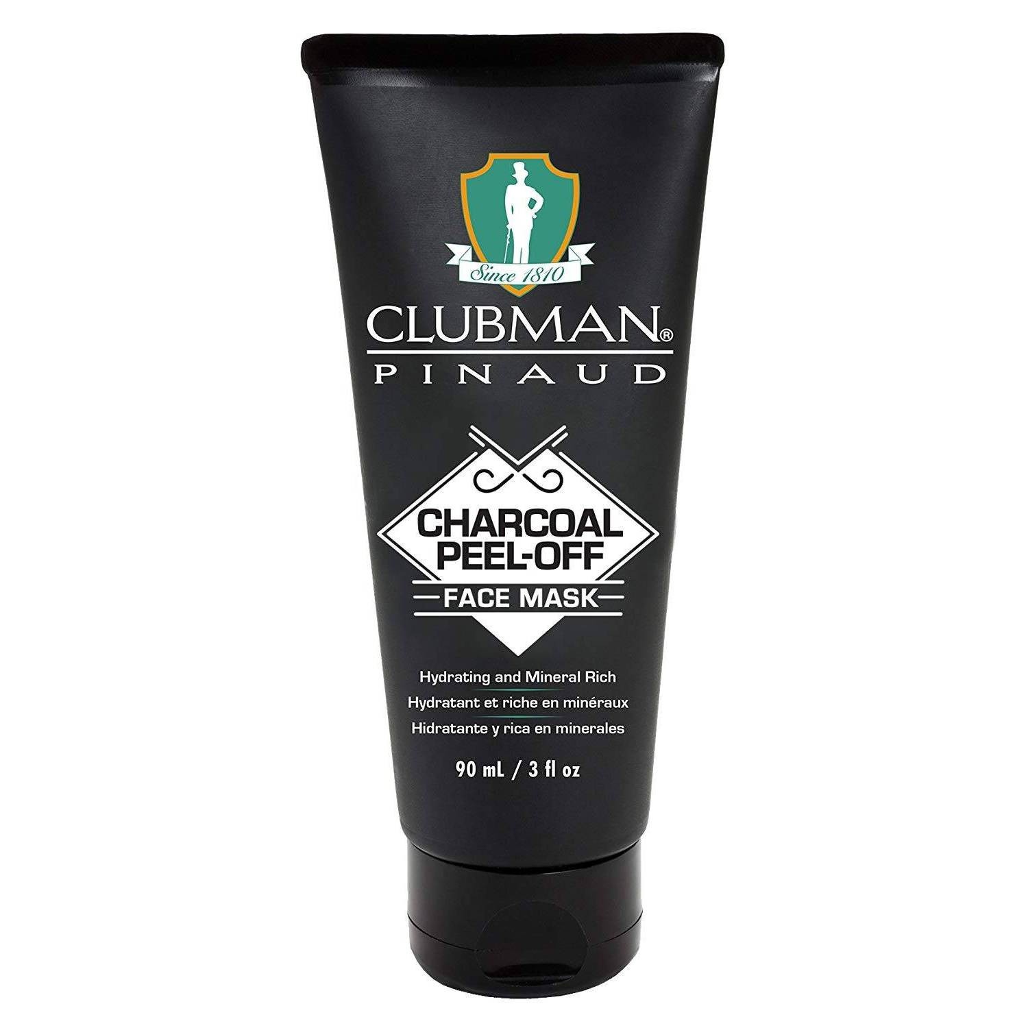 slide 1 of 1, Clubman Charcoal Peel-Off Face Mask, 3 fl oz