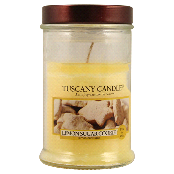 slide 1 of 1, Tuscany Jar Candle, Lemon Sugar Cookie, 3.5 oz