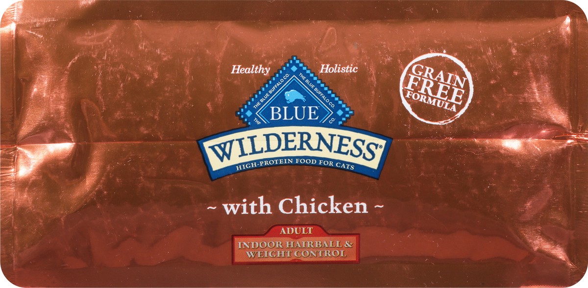 slide 3 of 9, Blue Buffalo Blue Wilderness Natural Adult Indoor Hairball & Weight Control Nature''s Evolutionary Diet with Chicken Food for Cats 4 lb, 4 lb