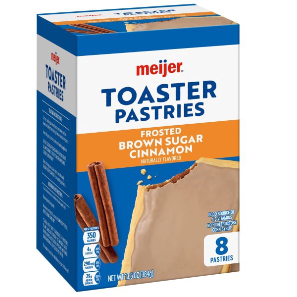 slide 4 of 29, Meijer Brown Sugar Cinnamon Frosted Toaster Treats, 8 ct