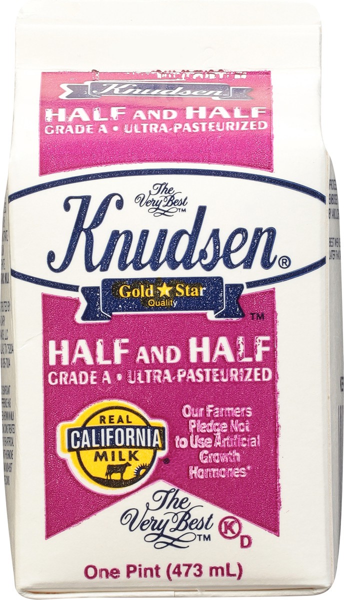 slide 2 of 9, Knudsen The Very Best Half and Half 1 pt, 1 pint