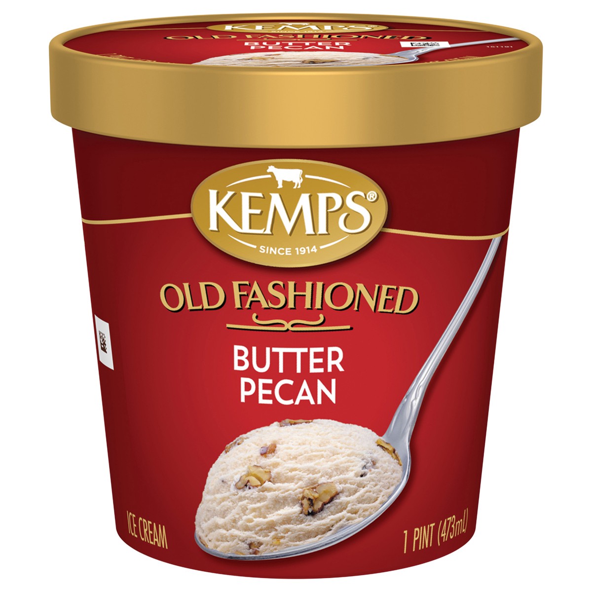 slide 2 of 12, Kemps Old Fashioned Butter Pecan Ice Cream, 1 pint