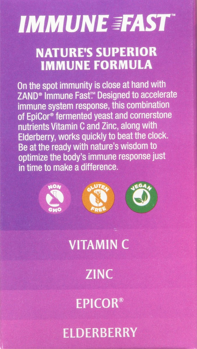 slide 7 of 9, ZAND Elderberry Immune Fast Chewable Tablets, 30 ct