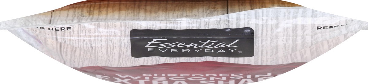 slide 2 of 6, Essential Everyday Cheese, Wisconsin Extra Sharp Cheddar, Classic Cut, 8 Ounce, 8 oz