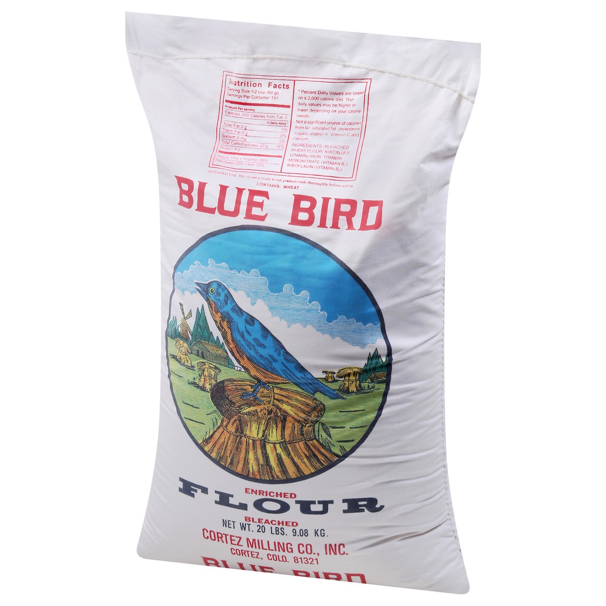 slide 6 of 14, Blue Bird Enriched Flour - 20 Lb, 20 lb
