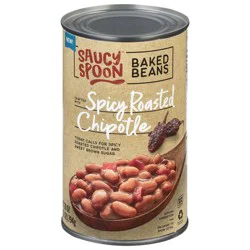 Saucy Spoon Vegetarian Spicy Roasted Chipotle Baked Beans 28 oz