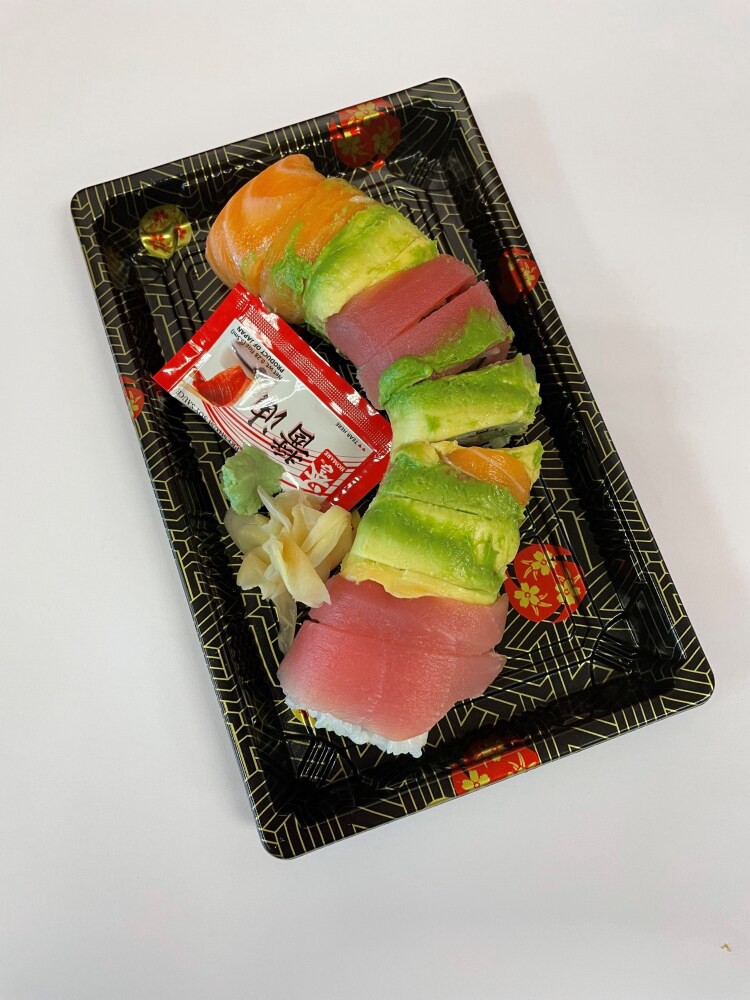 slide 1 of 1, Wabisan Asian Foods Rainbow Maki, 1 ct