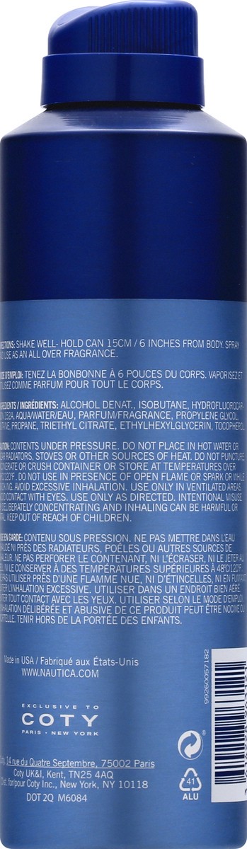 slide 4 of 11, Nautica Deodorizing Midnight Voyage Body Spray 6 oz, 6 oz