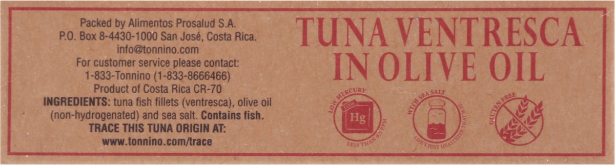 slide 10 of 14, Tonnino Tuna Ventresca in Olive Oil 4 oz, 4 oz