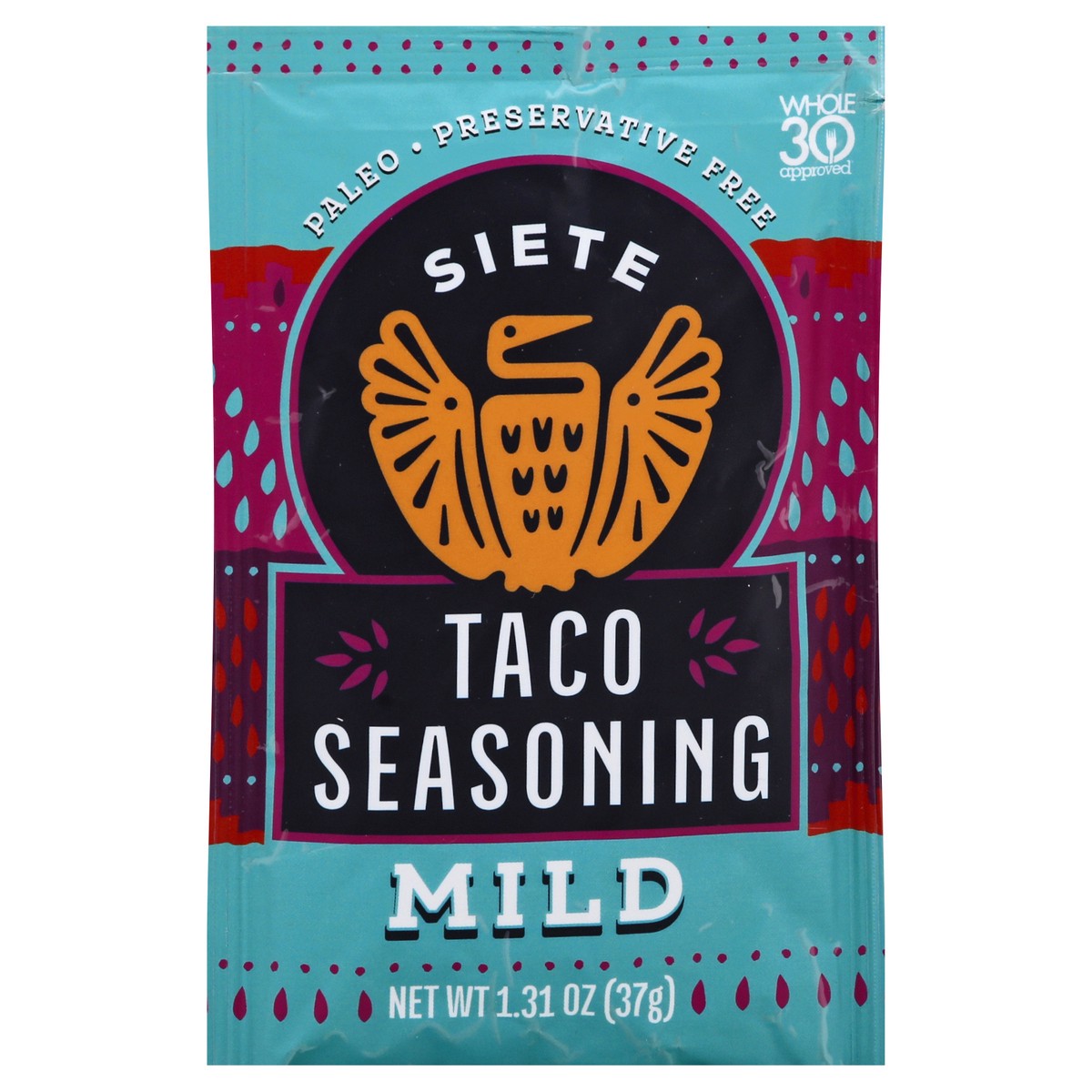 slide 12 of 13, Siete Mild Taco Seasoning 1.31 oz, 1 ct