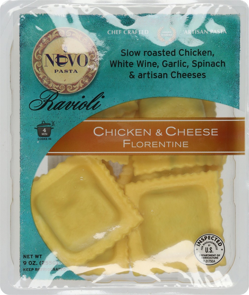 slide 14 of 14, Nuovo Chicken & Cheese Florentine Ravioli 9 oz, 