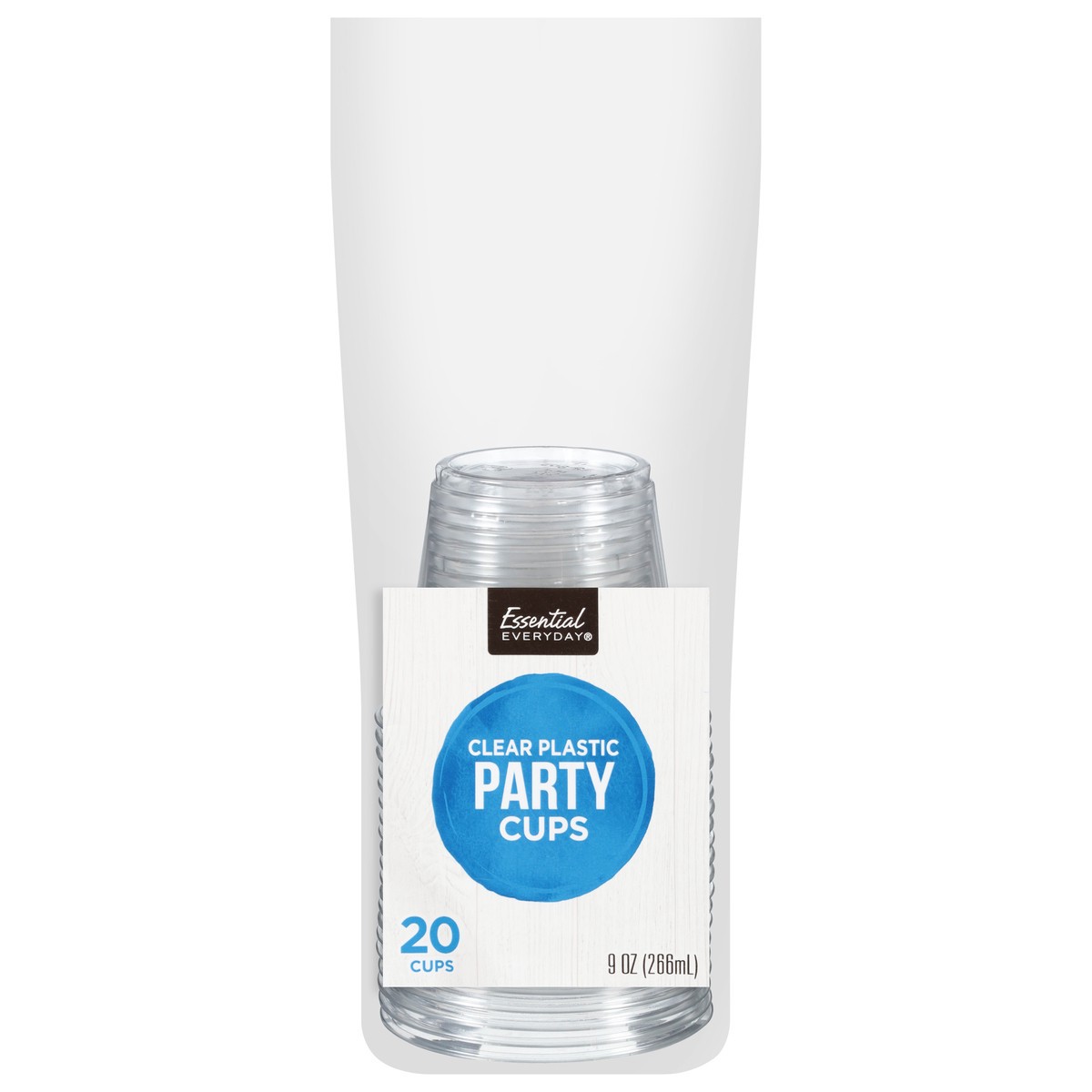 slide 1 of 8, Essential Everyday Plastic Party Cups, 20 ct