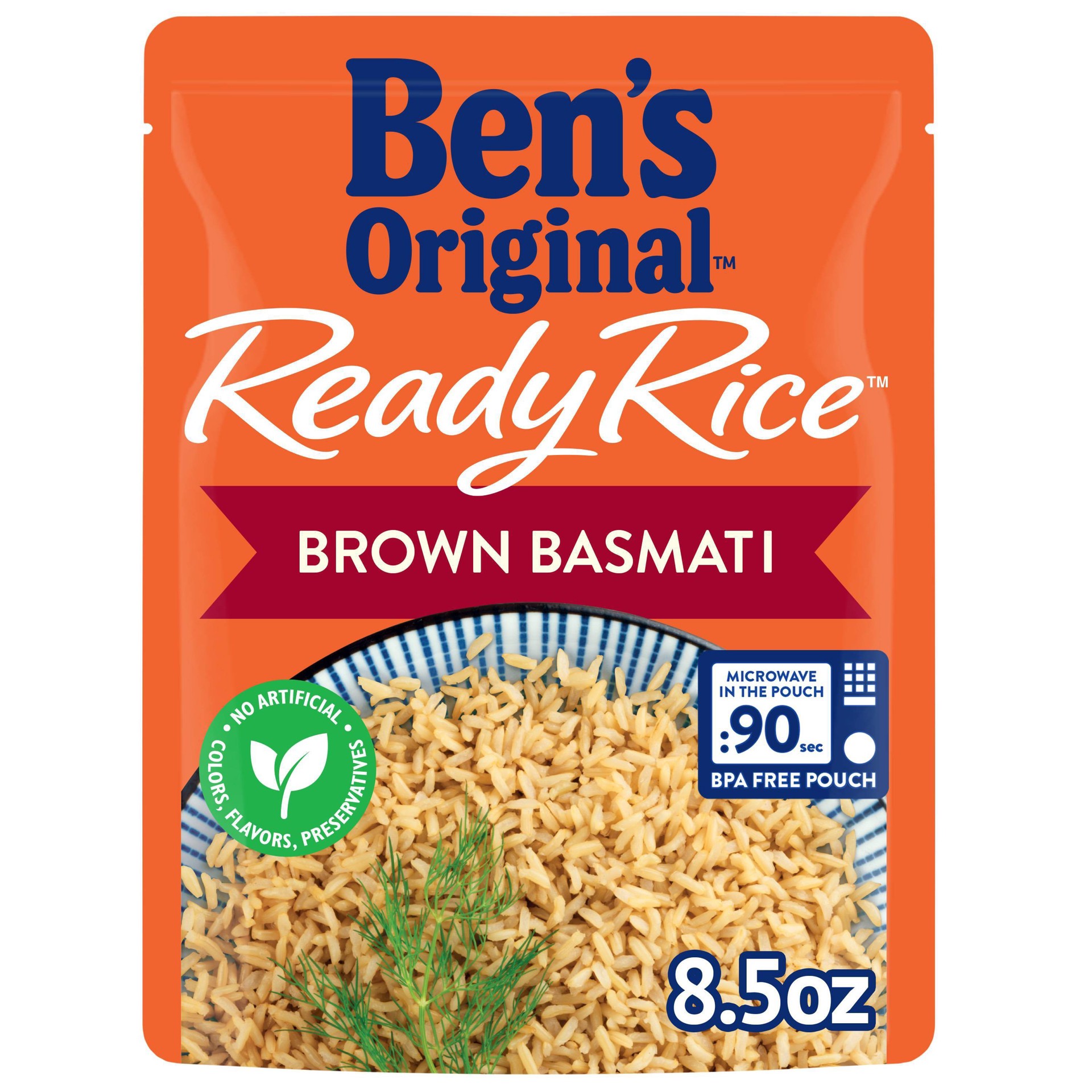 slide 1 of 2, Ben's Original Brown Basmati Ready Rice, 8.5 oz