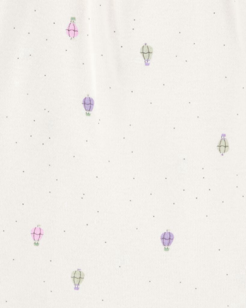 slide 2 of 4, Carter's Carters Baby 2-Piece Bodysuit Dress & Cardigan Set - Purple/White Purple/White 12M, 2 pc