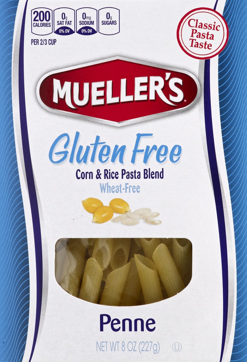 slide 3 of 4, Mueller's Penne 8 oz, 8 oz