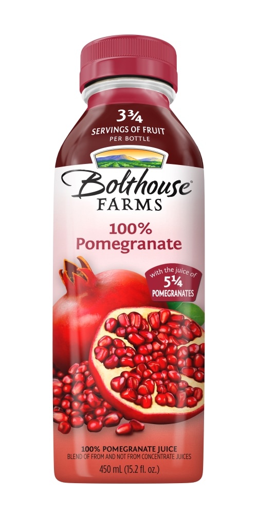 slide 1 of 1, Bolthouse Farms 100% Pomegranate Juice, 15.2 fl oz