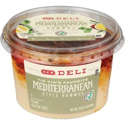 H-E-B Deli Hummus - Yia Yia Mediterranean Style