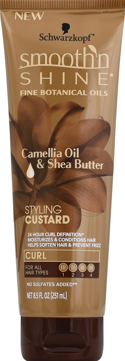 slide 5 of 7, Smooth 'N Shine Smooth'N Shine Curl Styling Custard, 8.5 oz