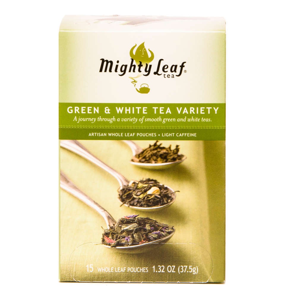 slide 1 of 4, Mighty Leaf Green White Tea Variety Pack, 1 ct