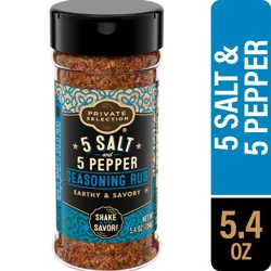 Private Selection 5 Salt & 5 Pepper Seasoning Rub