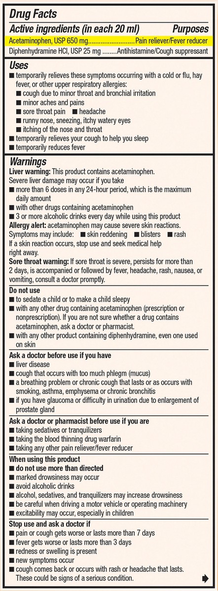 slide 5 of 9, Robitussin Honey Maximum Strength Nighttime Severe Cough Flu Sore Throat Liquid, 8 fl oz