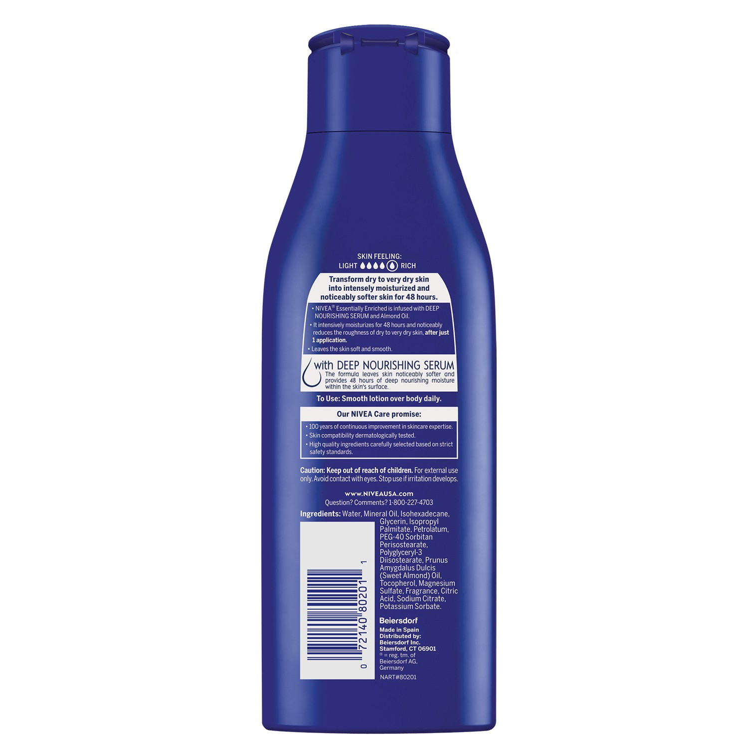 slide 4 of 4, Nivea Essentially Enriched Body Lotion 8.4 Fluid Ounce, 9.80 fl. oz