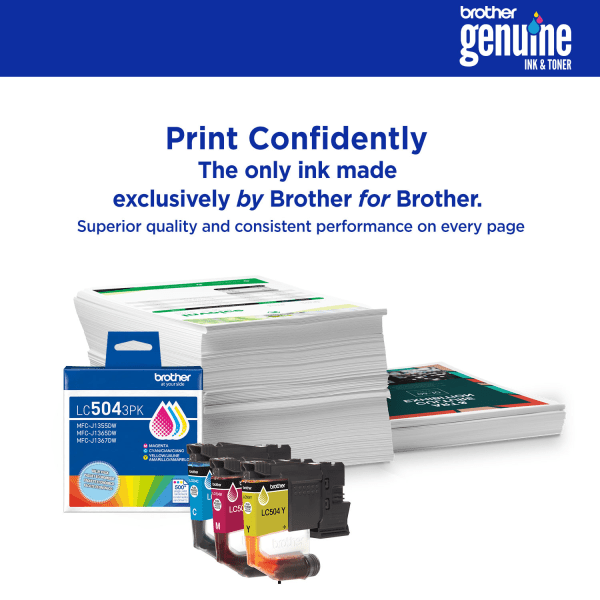 slide 2 of 8, Brother LC504XLBK Black High Yield Ink Cartridge,, 1 ct