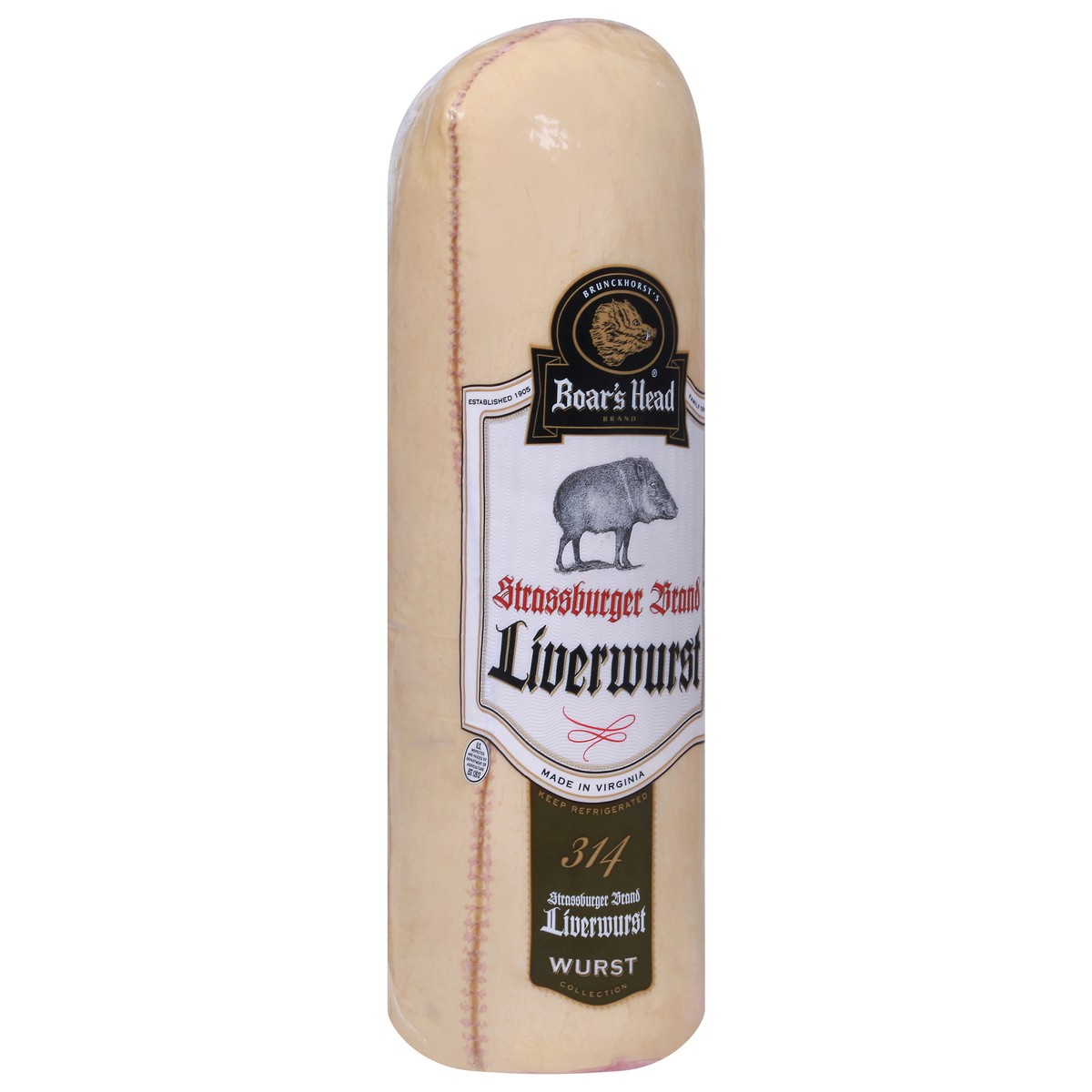 slide 2 of 9, Boar's Head Strassburger Brand Liverwurst 1 ea, 