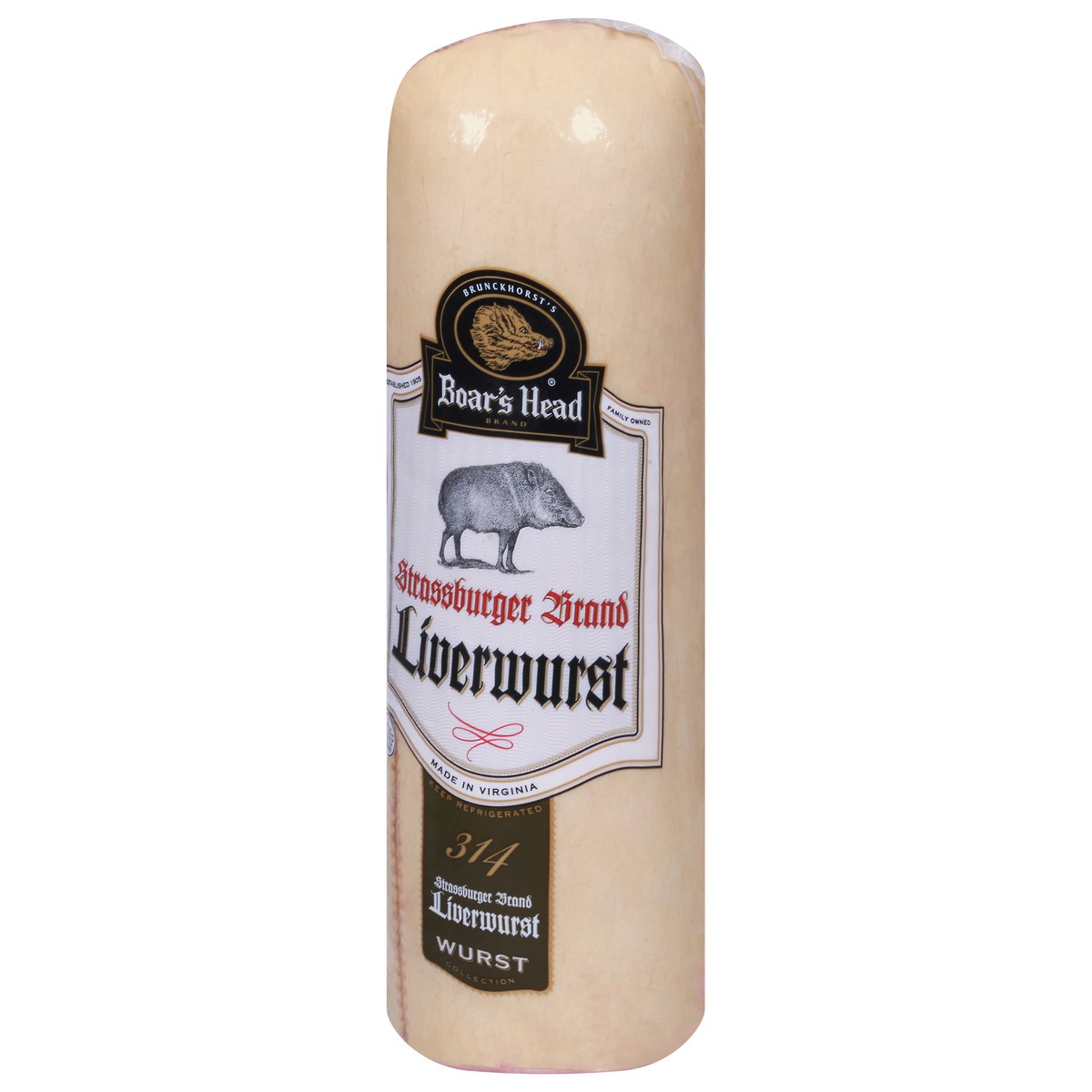 slide 7 of 9, Boar's Head Strassburger Brand Liverwurst 1 ea, 