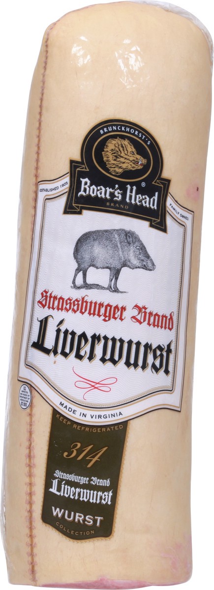 slide 8 of 9, Boar's Head Strassburger Brand Liverwurst 1 ea, 