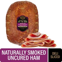Private Selection Naturally Smoked Off the Bone Uncured Deli Ham Sliced, 1 lb