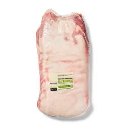 FRESH FROM MEIJER Meijer All Natural Boneless Center Cut Pork Loin, Half
