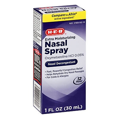 slide 1 of 1, H-E-B Extra Moisturizing Nasal Spray, 1 oz