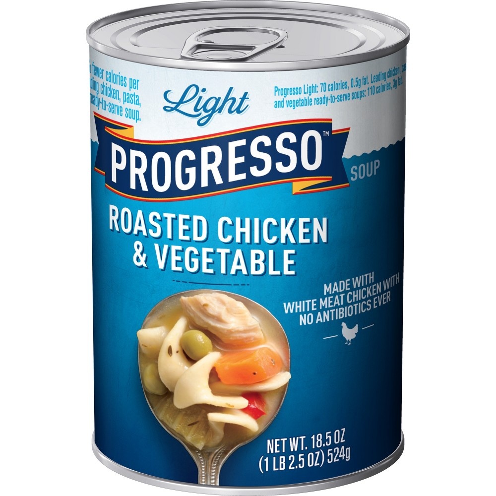 slide 3 of 3, Progresso Light Roasted Chicken and Vegetable Soup, 18.5 oz