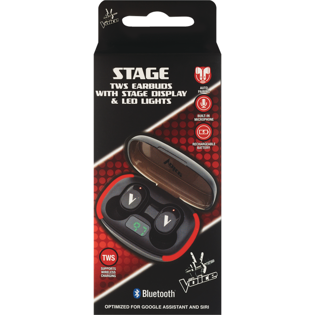 slide 1 of 1, NON BRAND Tws Earbuds W/ Power Display& Light, 1 ct