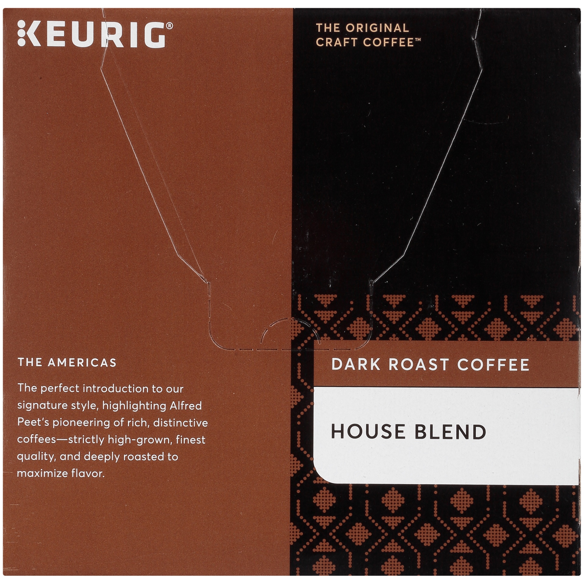 slide 6 of 7, Peet's Coffee House Blend Deep Roast Coffee K-Cup Pods, 16 ct