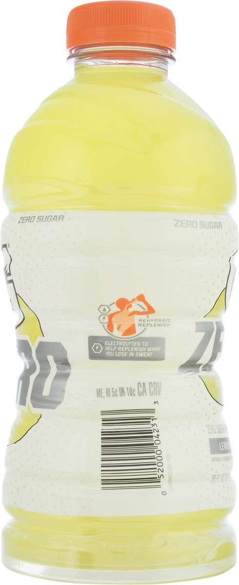 slide 11 of 11, Gatorade Zero Zero Sugar Thirst Quencher Lemon-Lime - 28 fl oz, 28 fl oz