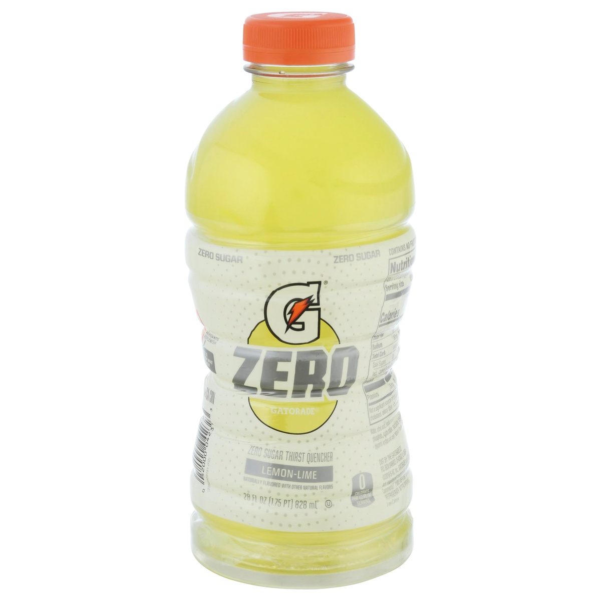 slide 1 of 1, Gatorade Zero Zero Sugar Thirst Quencher Lemon-Lime 28 Fl Oz, 28 fl oz