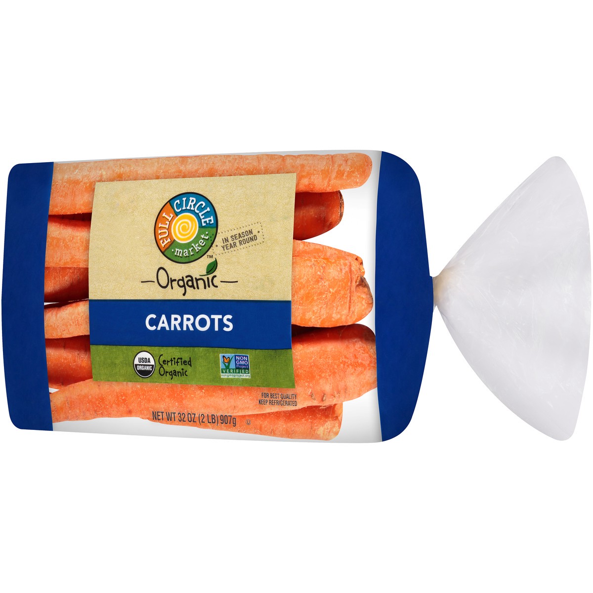 slide 3 of 9, Full Circle Market Carrots, 32 oz