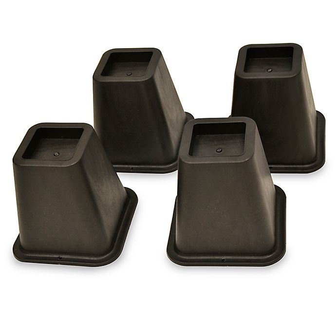 slide 2 of 4, Bios Living Bedroom Manager Bed Risers, 4 ct